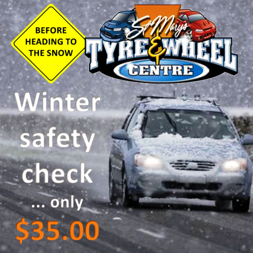 Book in online to have us take care of your Winter Safety Check | St Marys Tyre and Wheel Centre