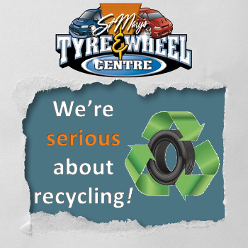 Tyre disposal is extremly important. Each used tyre should be recycled correctly | St Mary Tyre and Wheel Centre