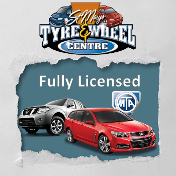 Fully licensed and MTA Member | St Marys Tyre and Wheel Centre