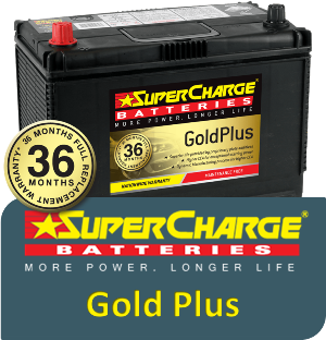 The Gold Plus 4WD battery has a 36 month national replacement warranty | St Marys Tyre and Wheel Centre