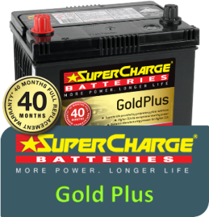 The Gold Plus car battery has a 40 month national replacement warranty | St Marys Tyre and Wheel Centre