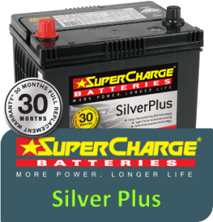 The Silver Plus car battery has a 30 month national replacement warranty | St Marys Tyre and Wheel Centre