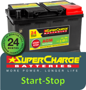 The Start-Stop car battery has a 24 month national replacement warranty | St Marys Tyre and Wheel Centre