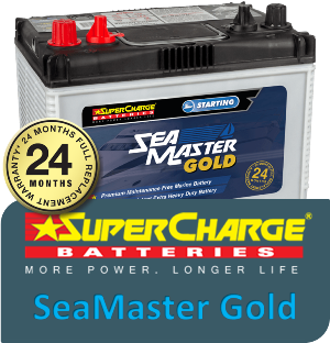 The SeaMaster Gold battery has a 24 month national replacement warranty | St Marys Tyre and Wheel Centre