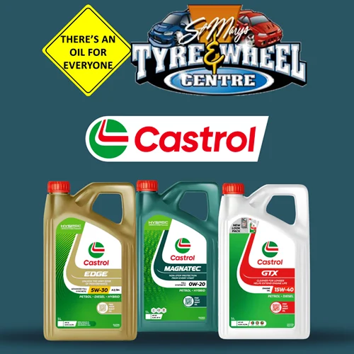 Castrol has a range of oils. lubricants and car fluids to suit every vehicle | St Marys Tyre and Wheel Centre